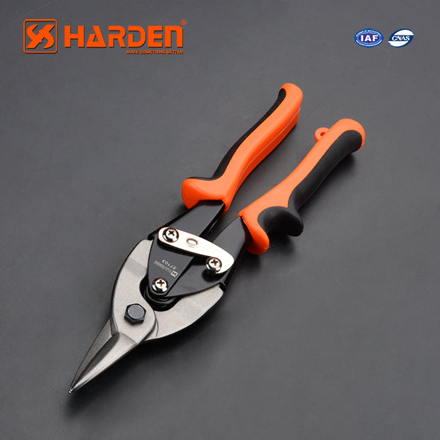 HARDEN 10" AVIATION SNIPS STRAIGHT HEAD