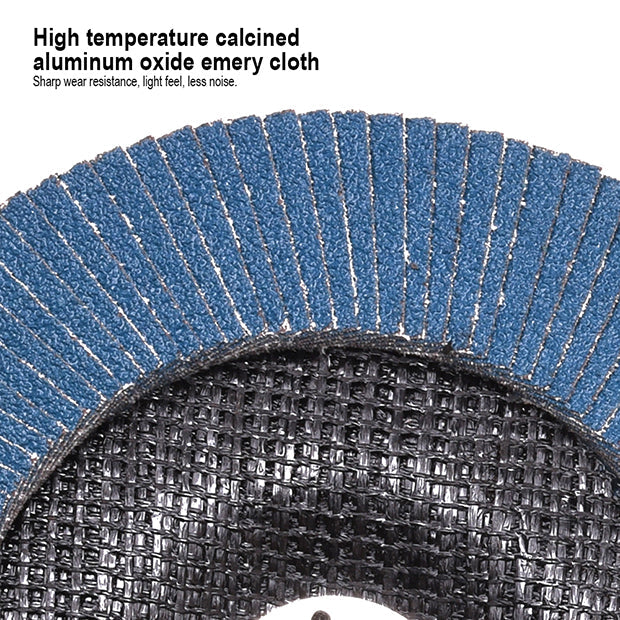 HARDEN 115x22.2MMx80# FLAP DISC W/FIBERGLASS BACK