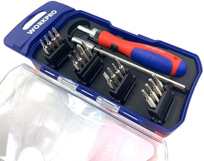 WORKPRO 18PC RATCHETING SCREWDRIVER