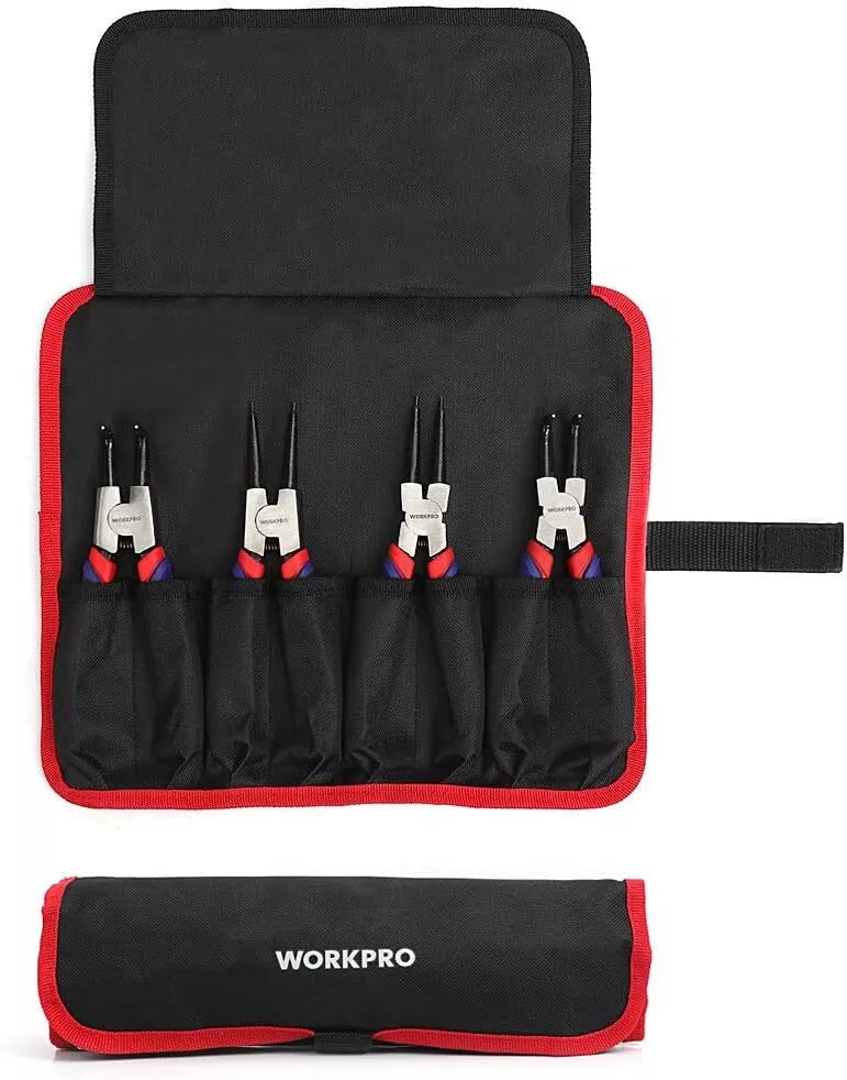 WORKPRO CIRCLIP PLIER SET 4PCE 7"