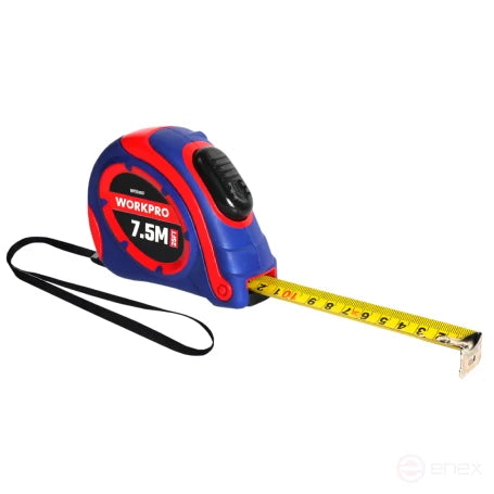 WORKPRO 7.5MT (25FT) SELF LOCK TAPE MEASURE