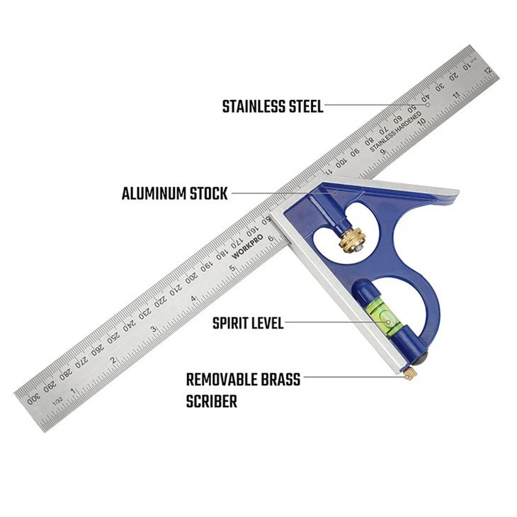 WORKPRO COMBINATION SQUARE