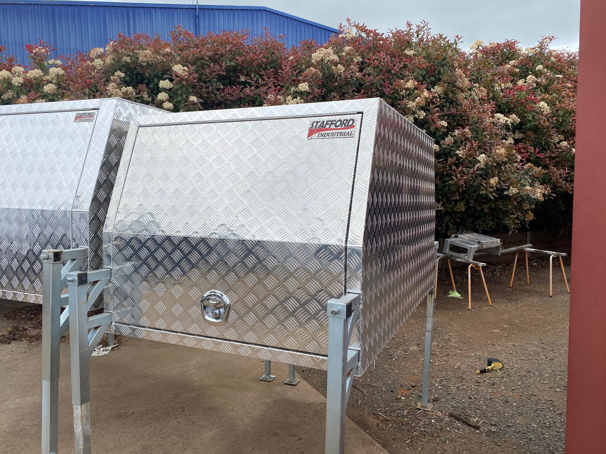 STAFFORD INDUSTRIAL UTE CANOPY 1200X1780X1000 CHECKER PLATE 2.5MM