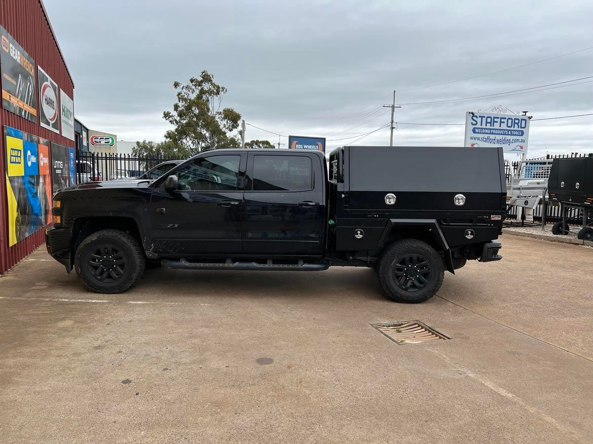 STAFFORD INDUSTRIAL ALUMINIUM UTE TRAY AND 2000MM CANOPY COMBO TO SUIT RAM