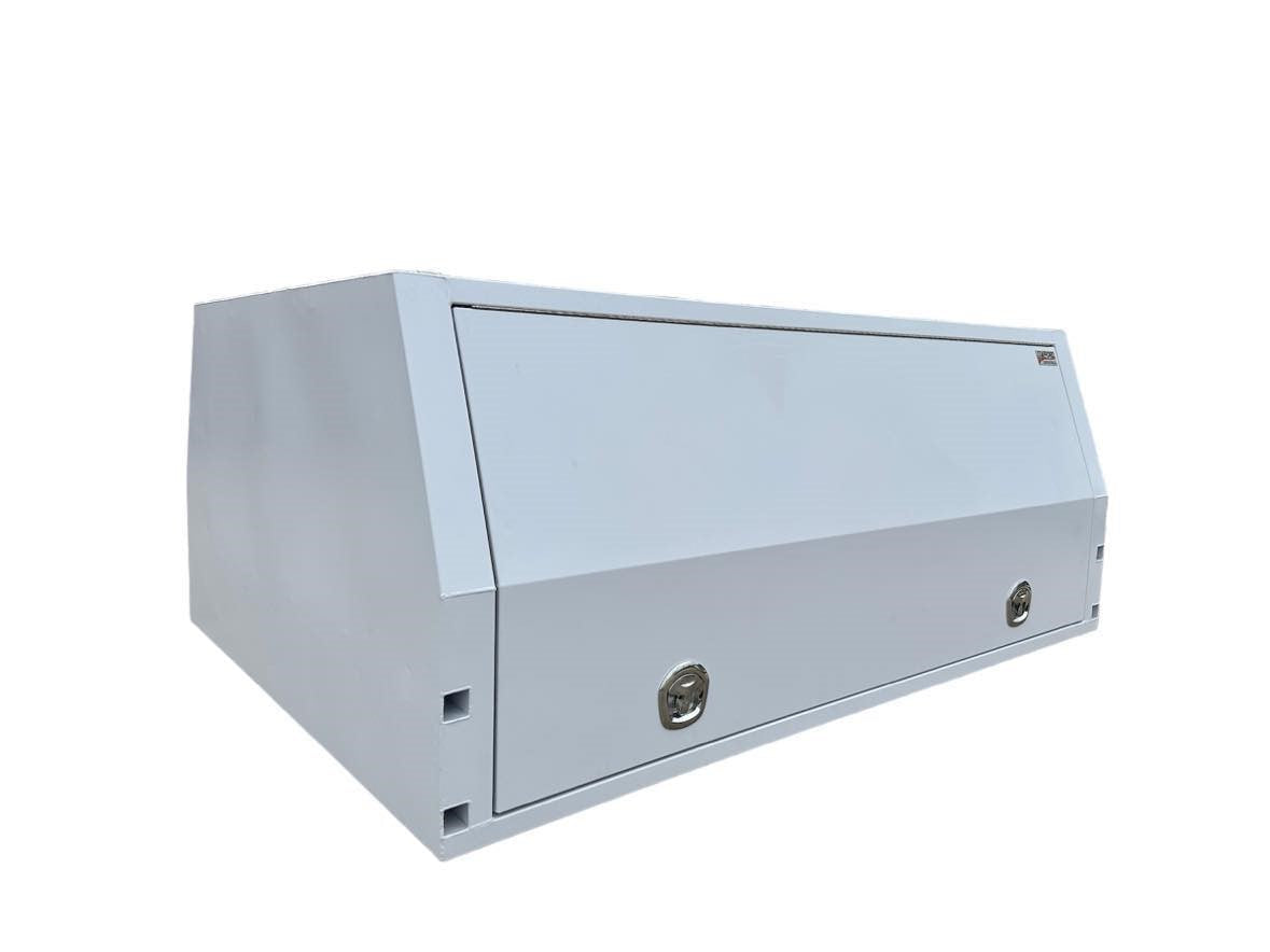 STAFFORD INDUSTRIAL CANOPY 2400X1000X1780MM WHITE 3MM 3 DOORS