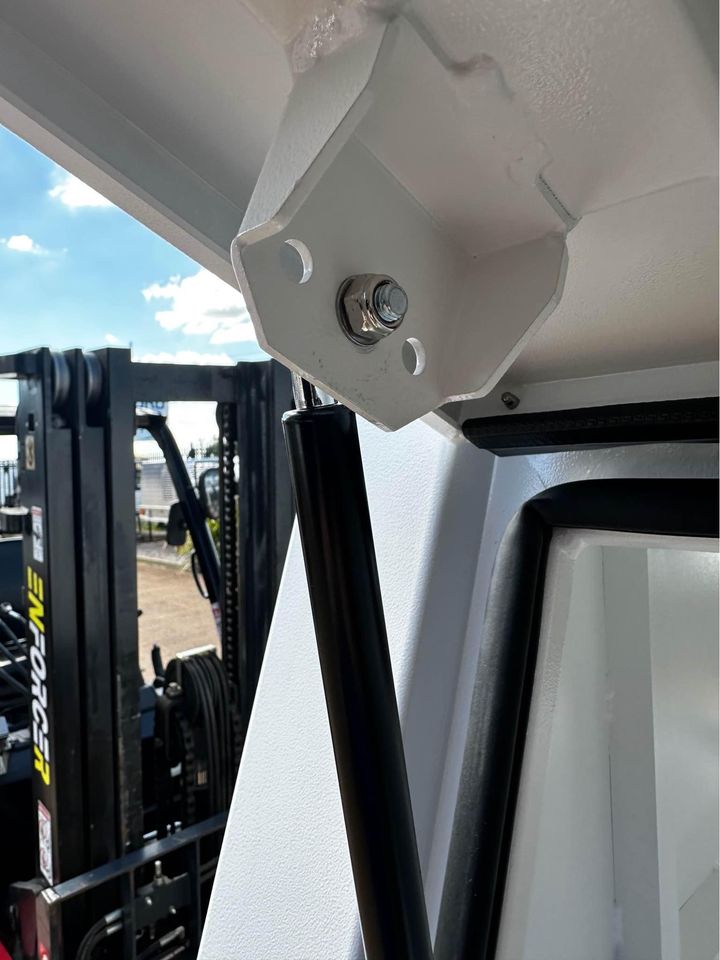 STAFFORD INDUSTRIAL CANOPY 2 DOOR WHITE 1800 x 1780 x 860MM 3MM