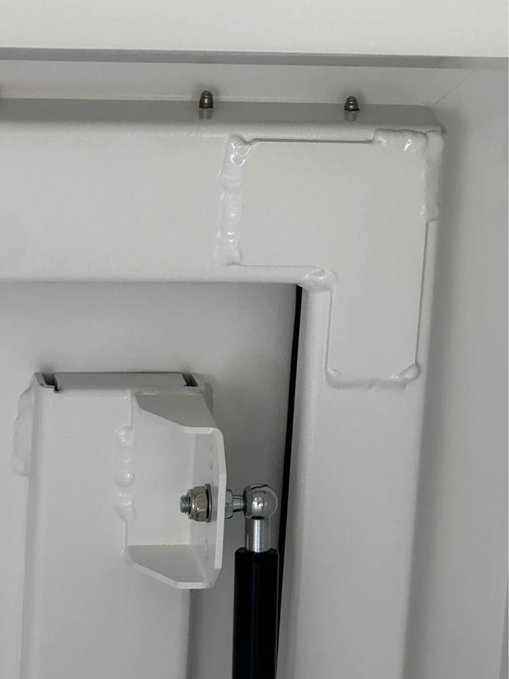 STAFFORD INDUSTRIAL UTE CANOPY 1200MM X 1780MM X 860MM ALU WHITE 2 DOOR 3MM