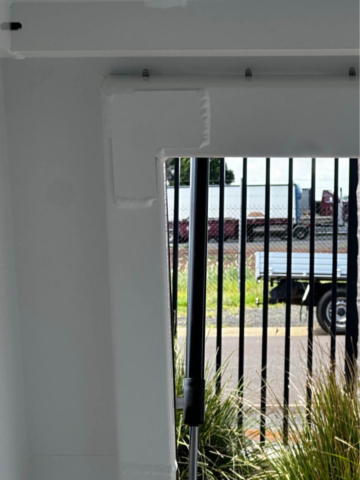 STAFFORD INDUSTRIAL CANOPY 2 DOOR WHITE 1800 x 1780 x 860MM 3MM
