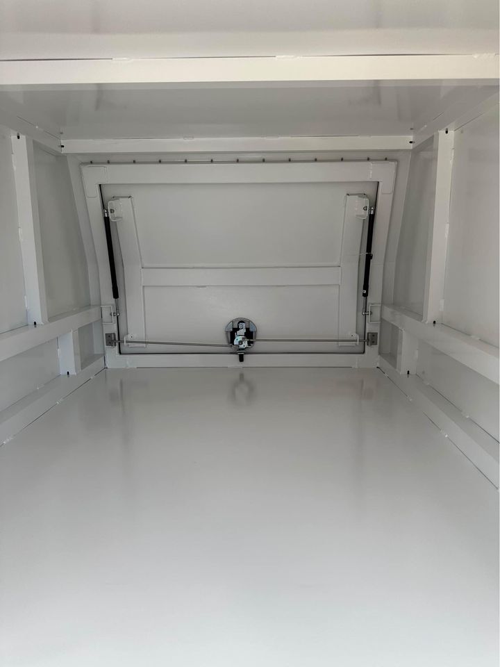 STAFFORD INDUSTRIAL UTE CANOPY 1200MM X 1780MM X 860MM ALU WHITE 2 DOOR 3MM