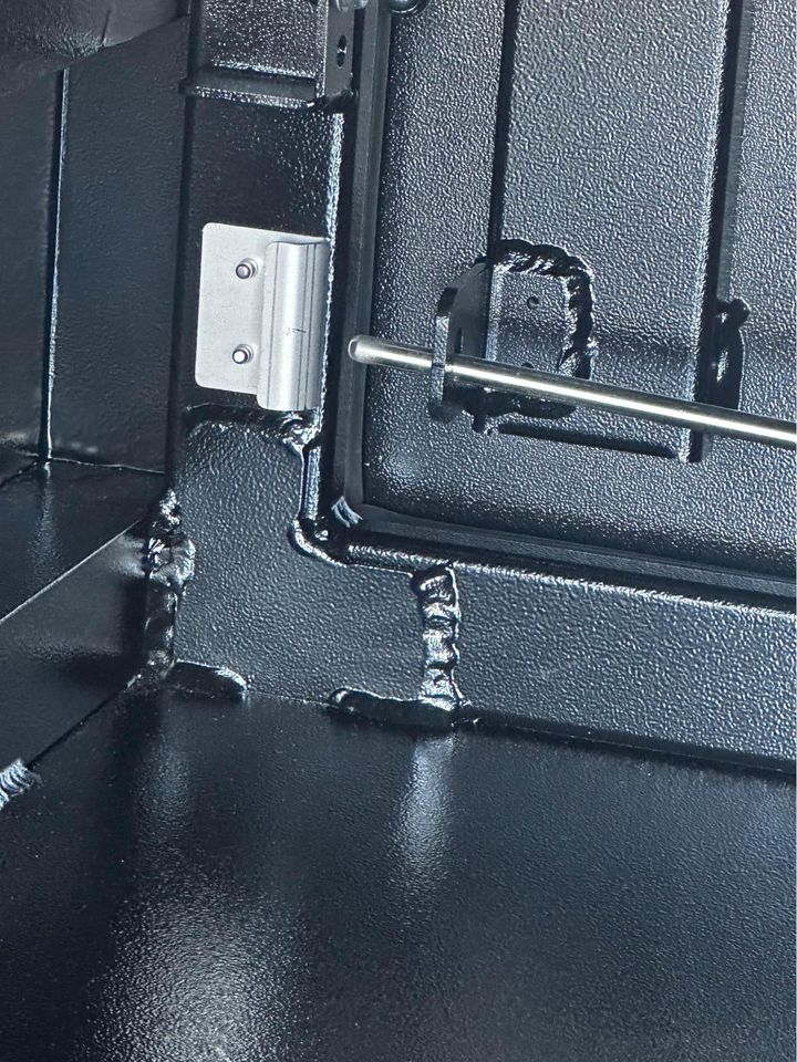 STAFFORD INDUSTRIAL UTE CANOPY 1200MM X 1780MM X 860MM ALU BLACK 2 DOOR 3MM