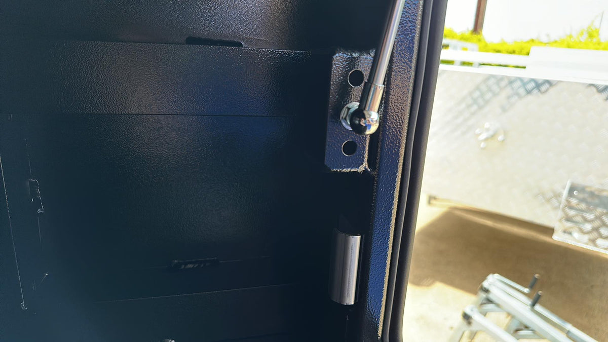 STAFFORD UTE CANOPY 2 DOOR BLACK 1800X1780X860MM