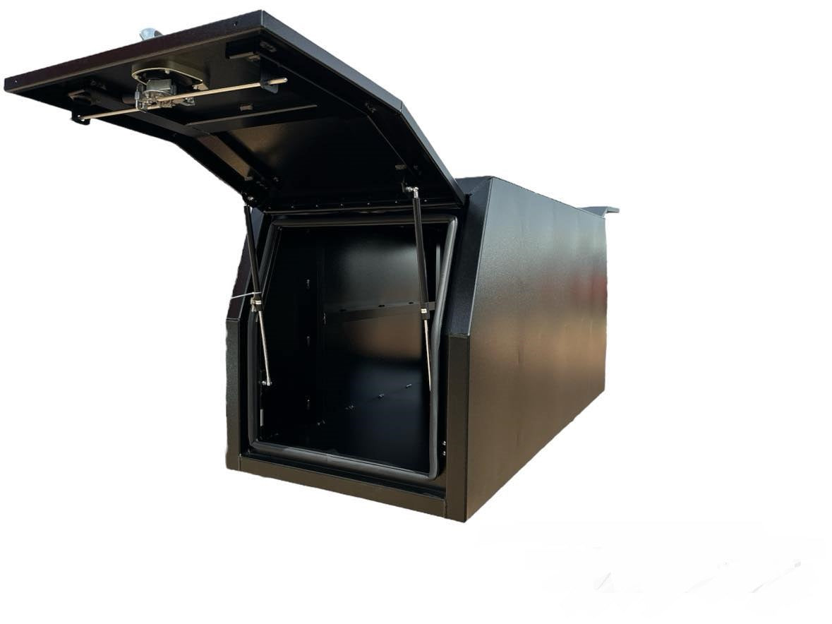 STAFFORD INDUSTRIAL UTE CANOPY 900MM X 1780MM X 860MM 2 DOORS BLACK 3MM