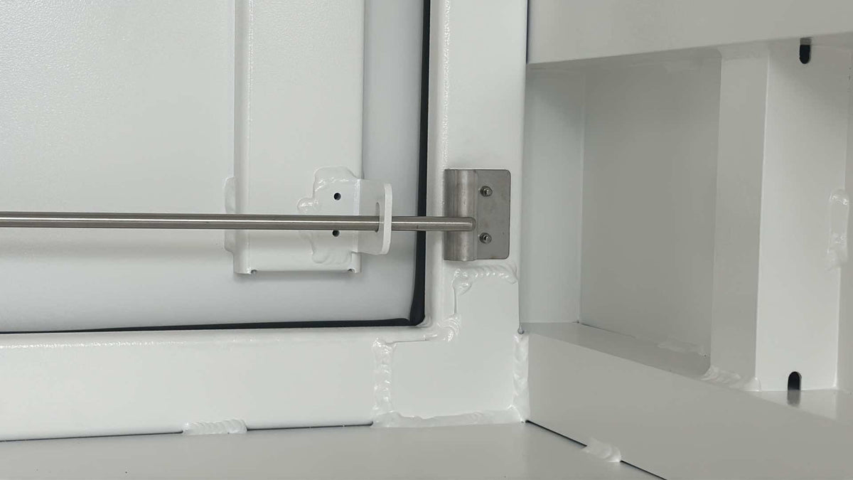 STAFFORD INDUSTRIAL UTE CANOPY 1200MM X 1780MM X 1000MM ALU WHITE 2 DOOR 3MM THICK