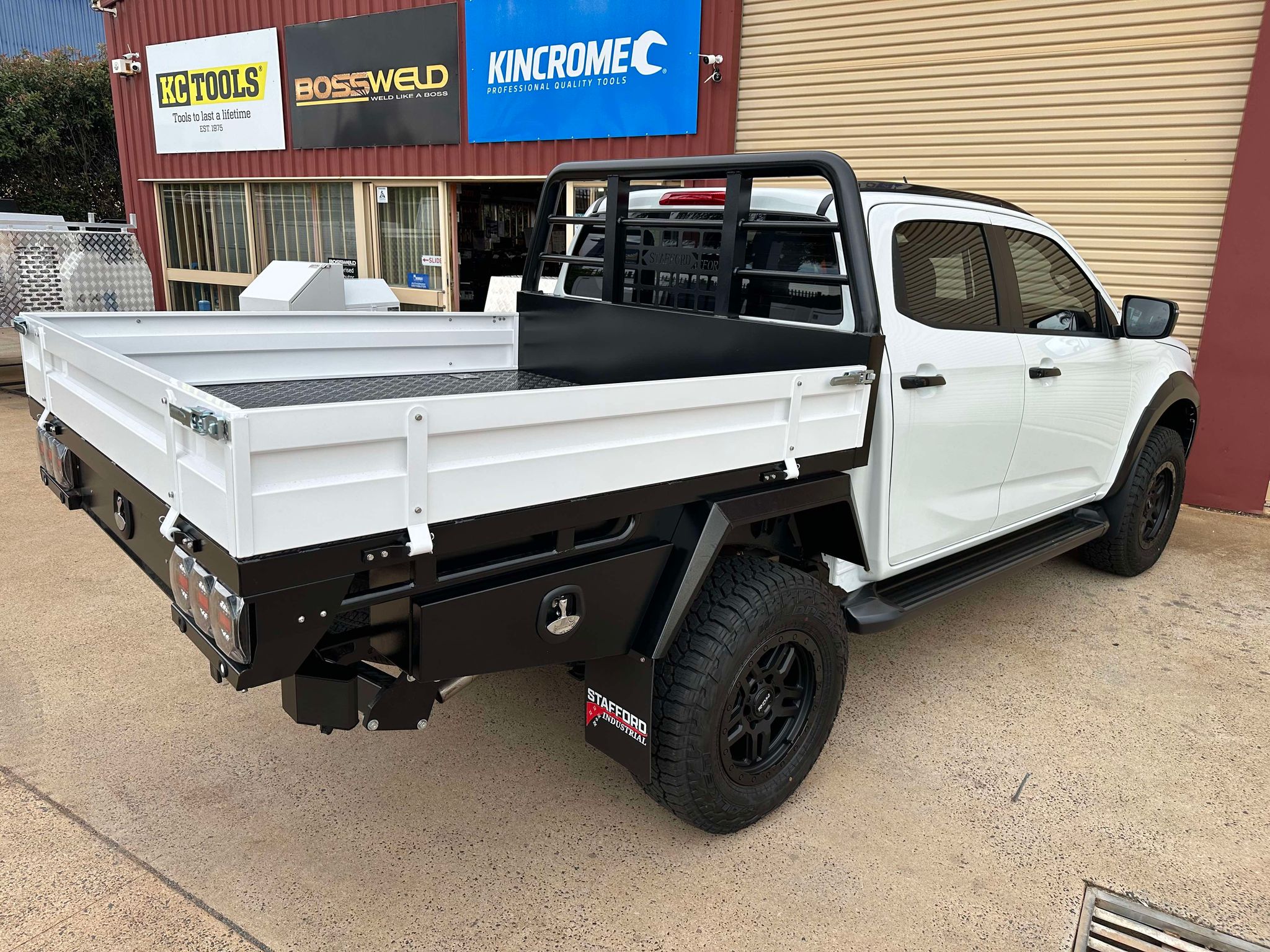 STAFFORD INDUSTRIAL 1800MM BARE ALLOY UTE TRAY PACKAGE BLACK
