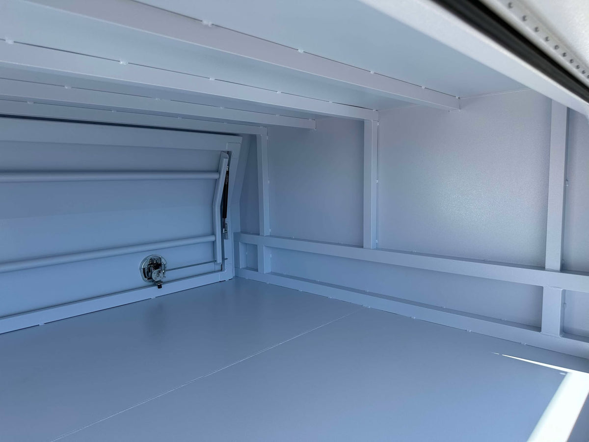 STAFFORD INDUSTRIAL UTE CANOPY 2100MM X 1780MM X 860MM ALU WHITE 3 DOOR 3MM