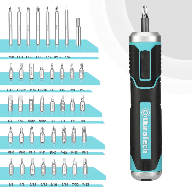 DURATECH 41pc 3.6V Li-ion Rechargeable Screwdriver Set DT105020