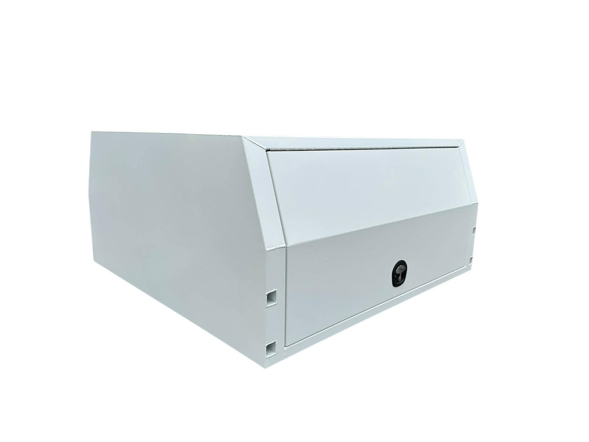 STAFFORD INDUSTRIAL CANOPY WITH 1/4 DOGBOX 3 DOOR WHITE 1800 x 1780 x 860MM 3MM