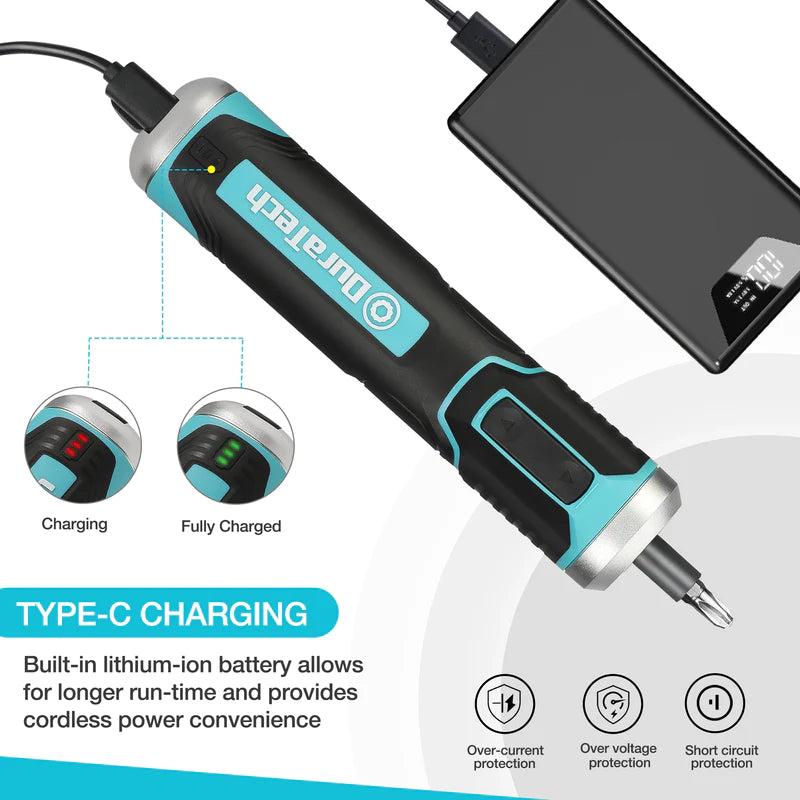 DURATECH 41pc 3.6V Li-ion Rechargeable Screwdriver Set DT105020