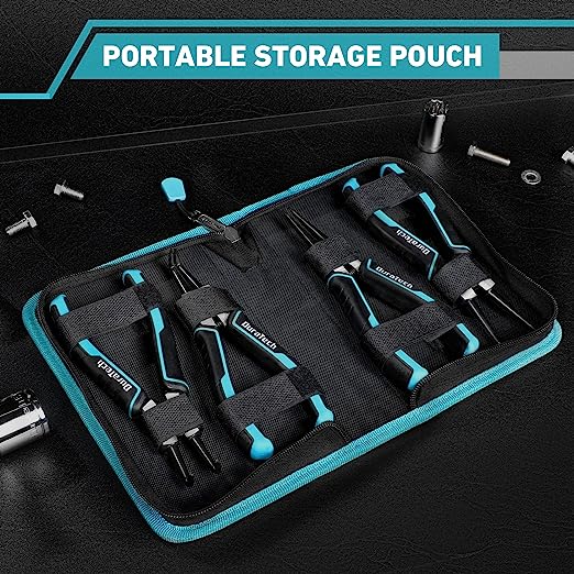 DURATECH 4PCE HEAVY DUTY CIRCLIP PLIER SET