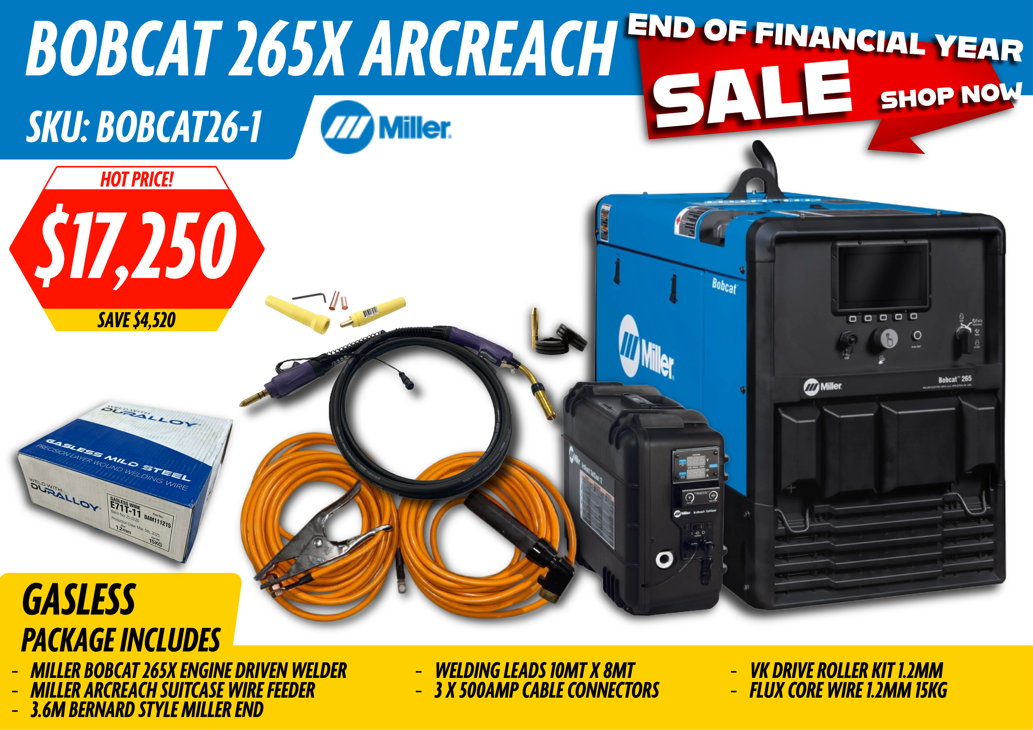 MILLER BOBCAT 265X ARCREACH
