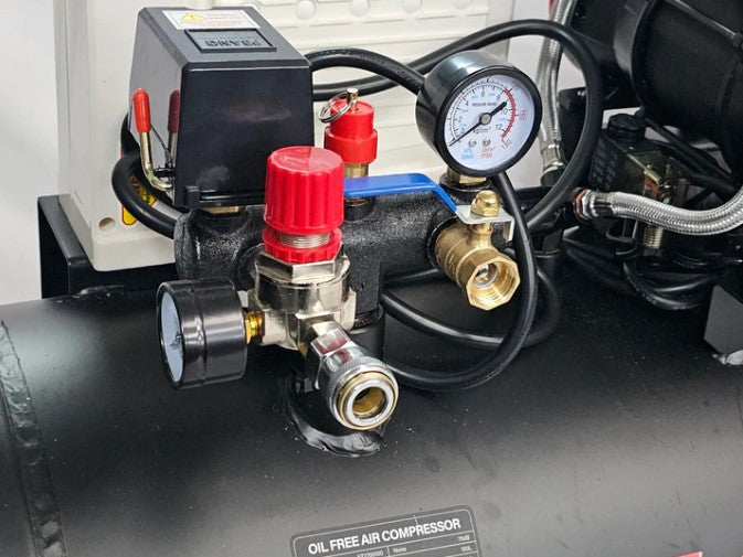 FORZA OIL FREE AIR COMPRESSOR 2 X 1450W 50LT OIL FREE