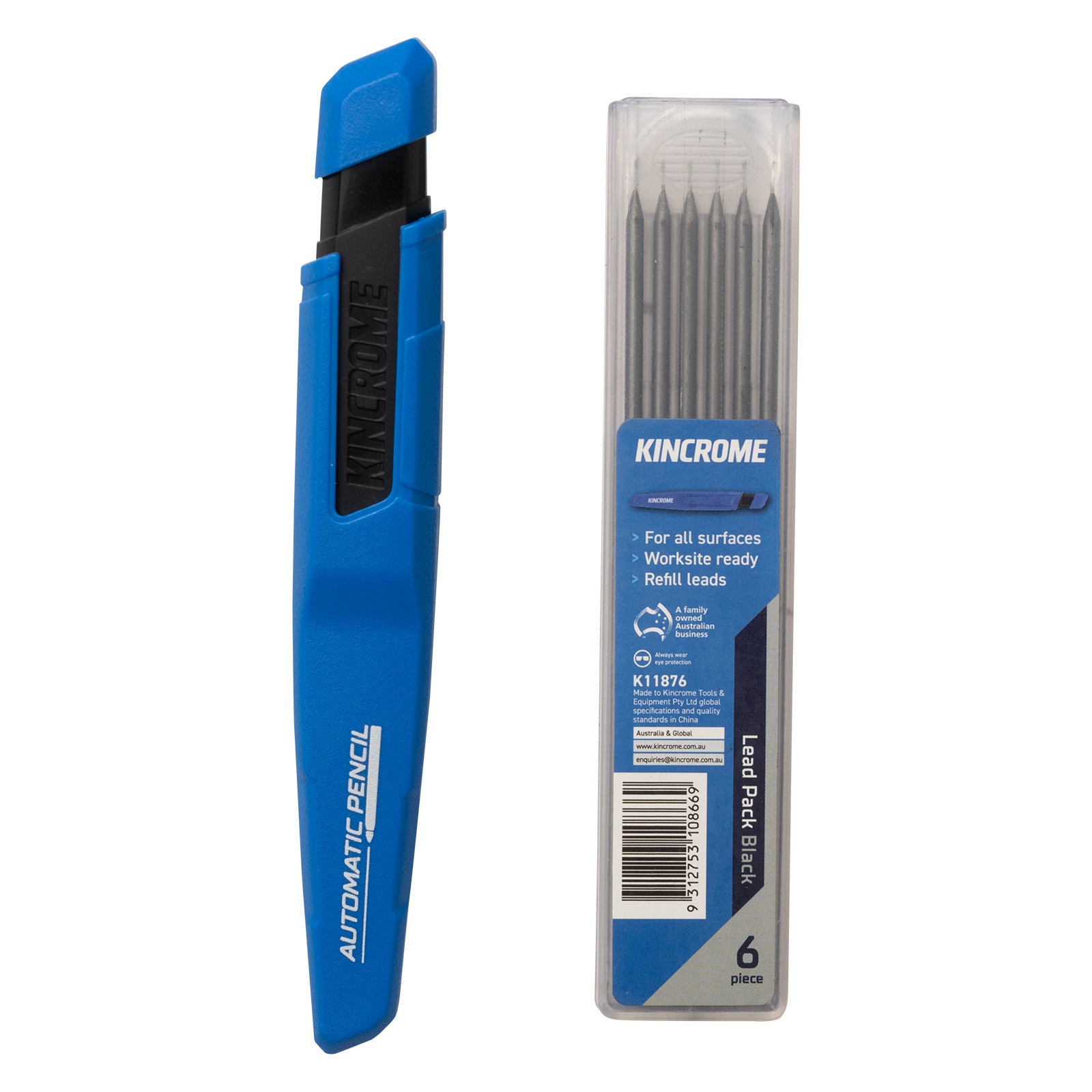 KINCROMEAUTO MECH PENCIL & BLK REFILL