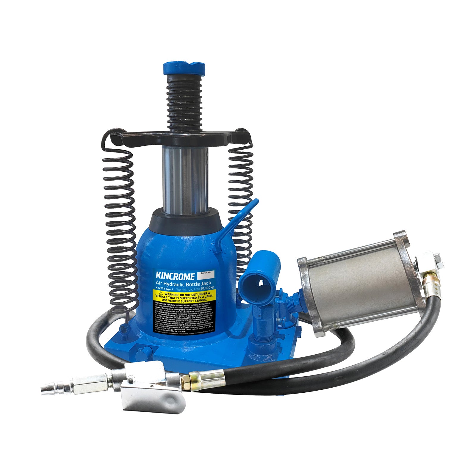 20T SQUAT AIR/HYD BOTTLE JACK