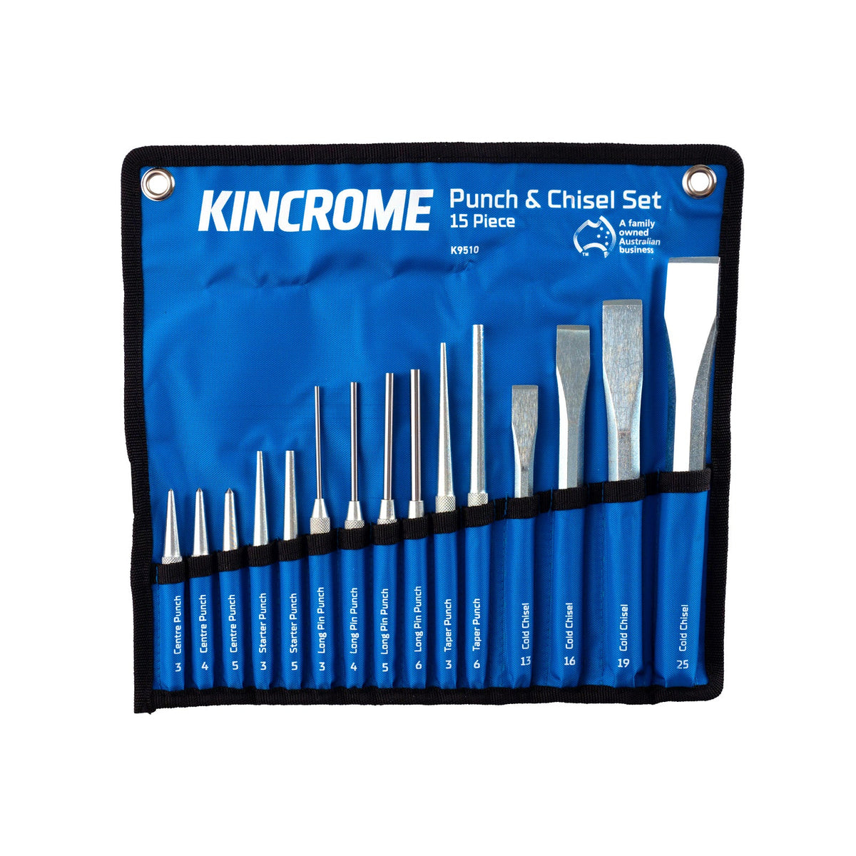 PUNCH & CHISEL SET 15 PIECE