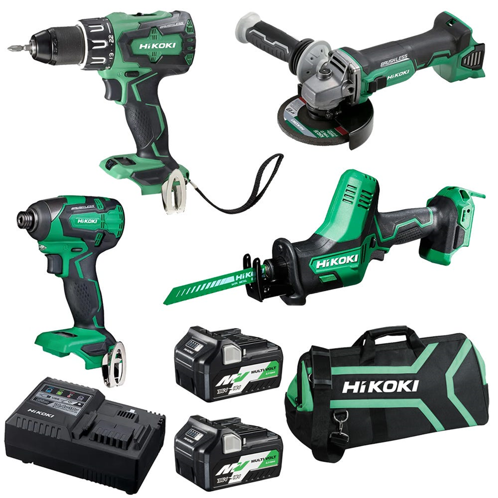 HIKOKI 4PCE COMBINATION KIT