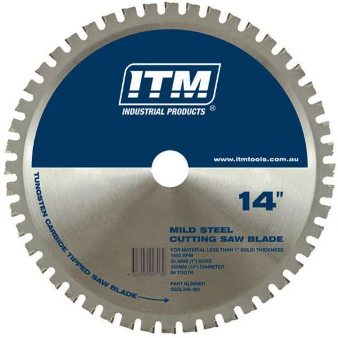 ITM S14 PRO KIT 350MM METAL CUTTING SAW, 240V, INC. 66T TCT MILD STEEL AND 110T CERMET STAINLESS STEEL BLADE