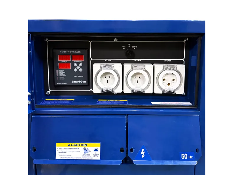 ITM DIESEL GENERATOR SILENT CABINET 12000W PEAK ELECTRIC START