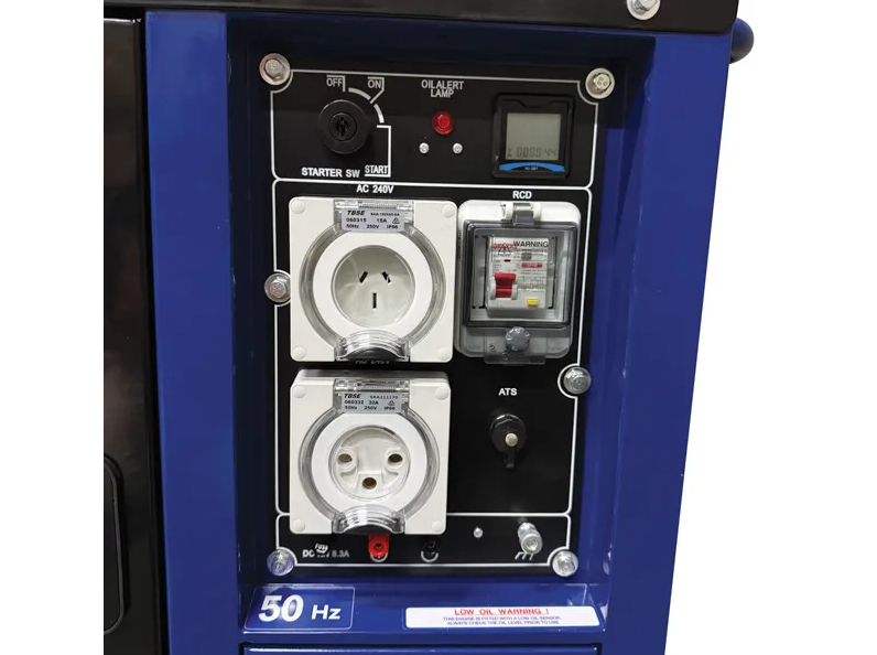 ITM DIESEL GENERATOR SILENT CABINET 8300W PEAK ELECTRIC START