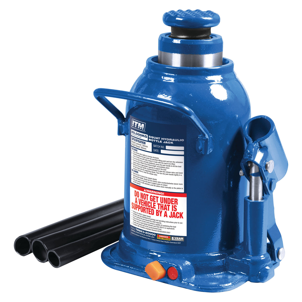 BOTTLE JACK SQUAT HYDRAULIC 20,000KG