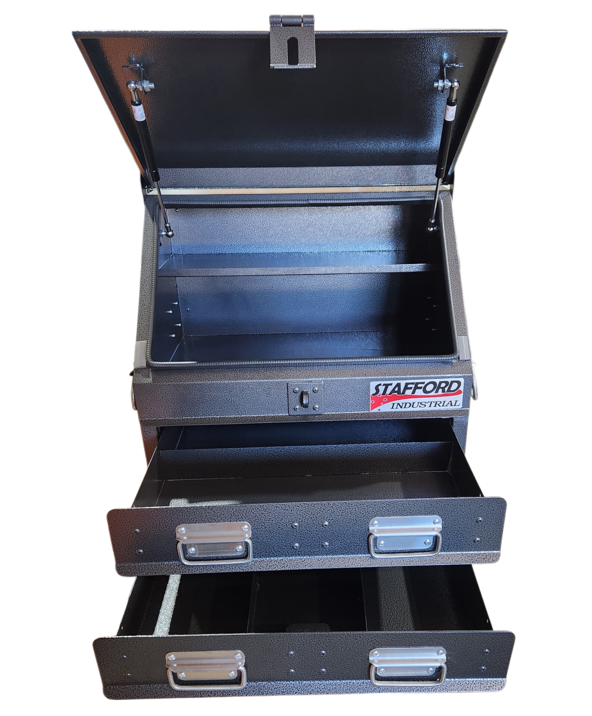 STAFFORD INDUSTRIAL TC550 SERIES UTE BOX 2 DR BLACK UTE BOX ANGLED