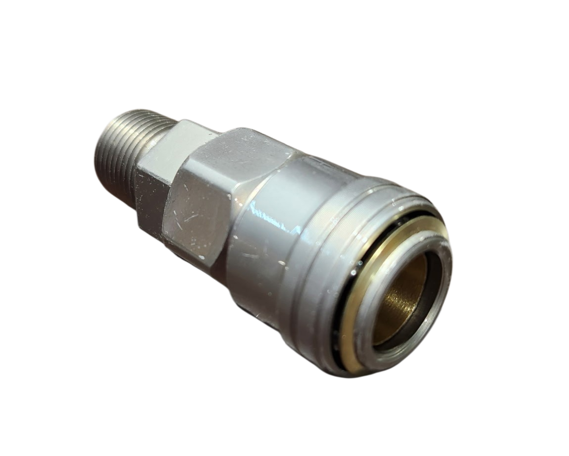 STAFFORD INDUSTRIAL 1 TOUCH 3/8" NITTO COUPLER WITH MALE THREAD