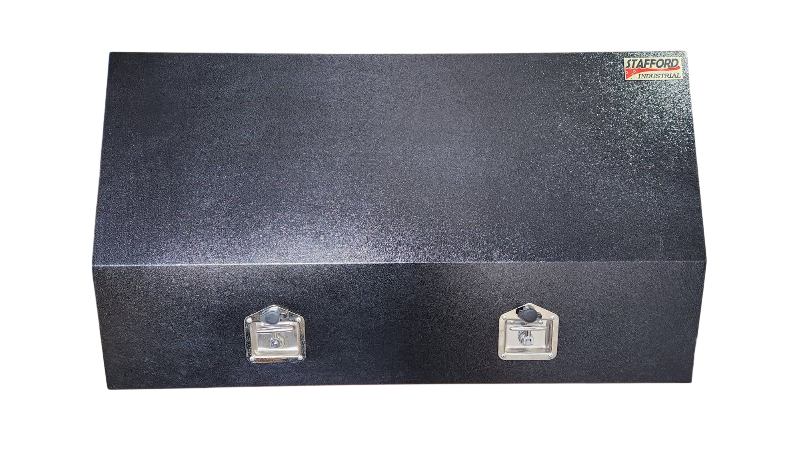 STAFFORD INDUSTRIAL 1220MM FULL FRONT ANGLED BLACK TOOL BOX