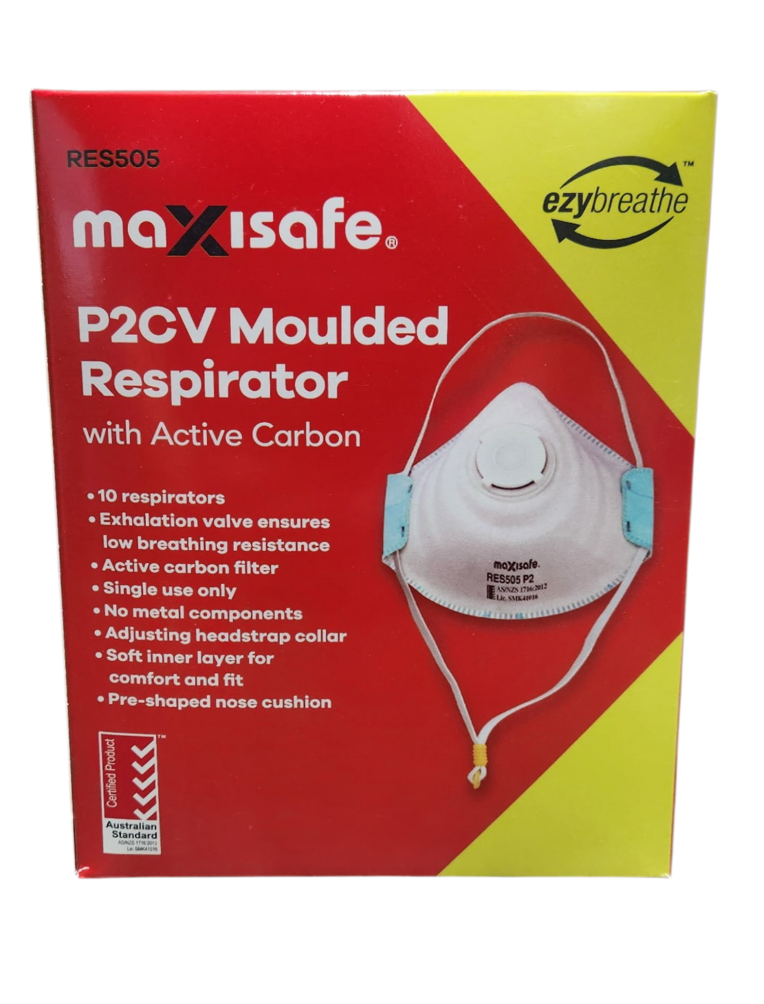 P2 RESPIRATOR AND VALVE ACTIVE DUST MASK