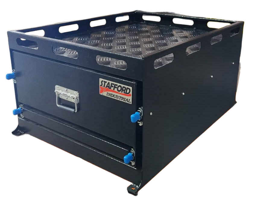 STAFFORD INDUSTRIAL ALUMINIUM DRAW 600X830X410 BLACK