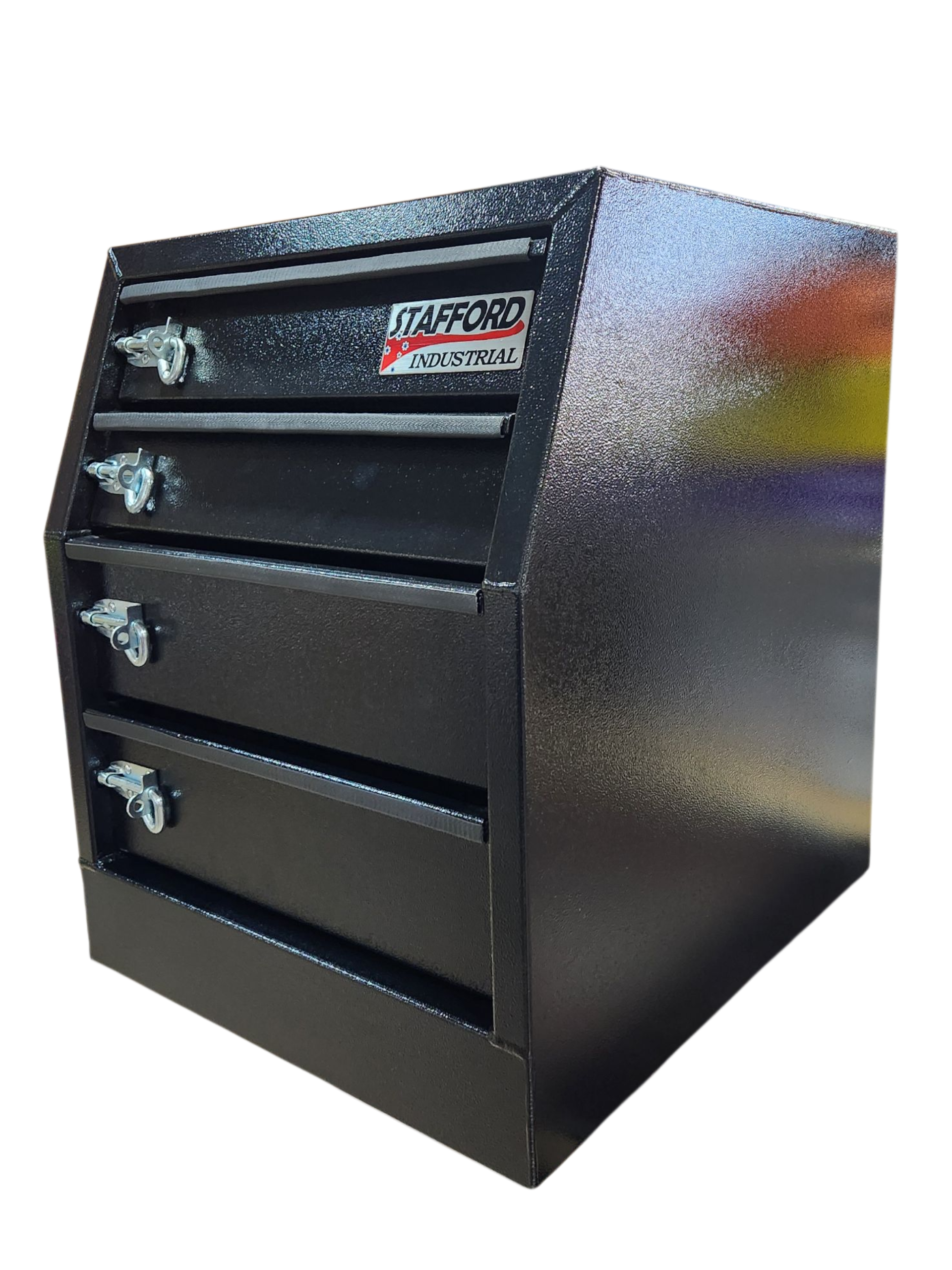 STAFFORD INDUSTRIALALUMINIUM DRAWER SYSTEM L500 X D580 X H625MM BLACK