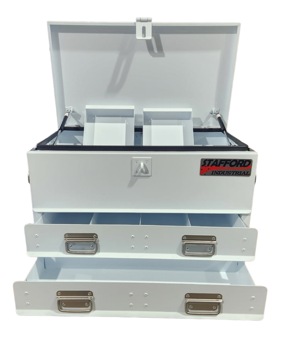STAFFORD TC700 SERIES 2 DR WHITE TOOL BOX