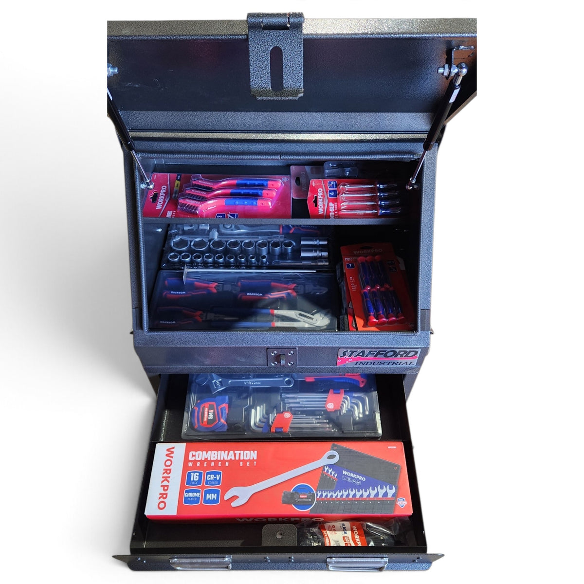 WORKPRO 290PCE TOOLKIT WITH TC550A-2GSB