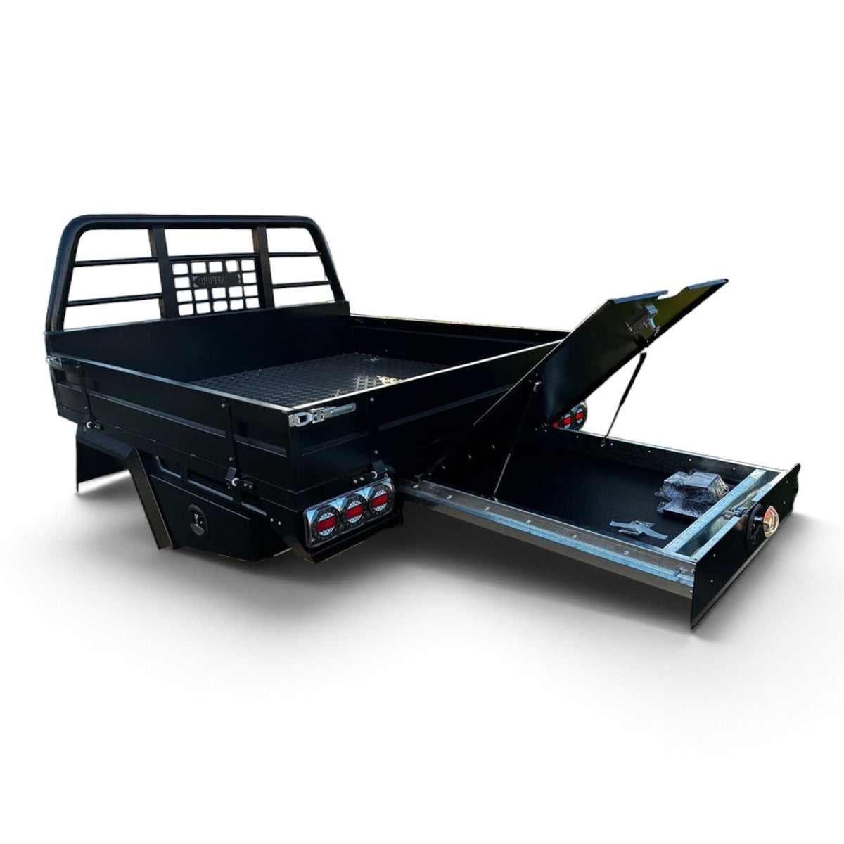 STAFFORD INDUSTRIAL 1800MM ALLOY UTE TRAY PACKAGE BLACK