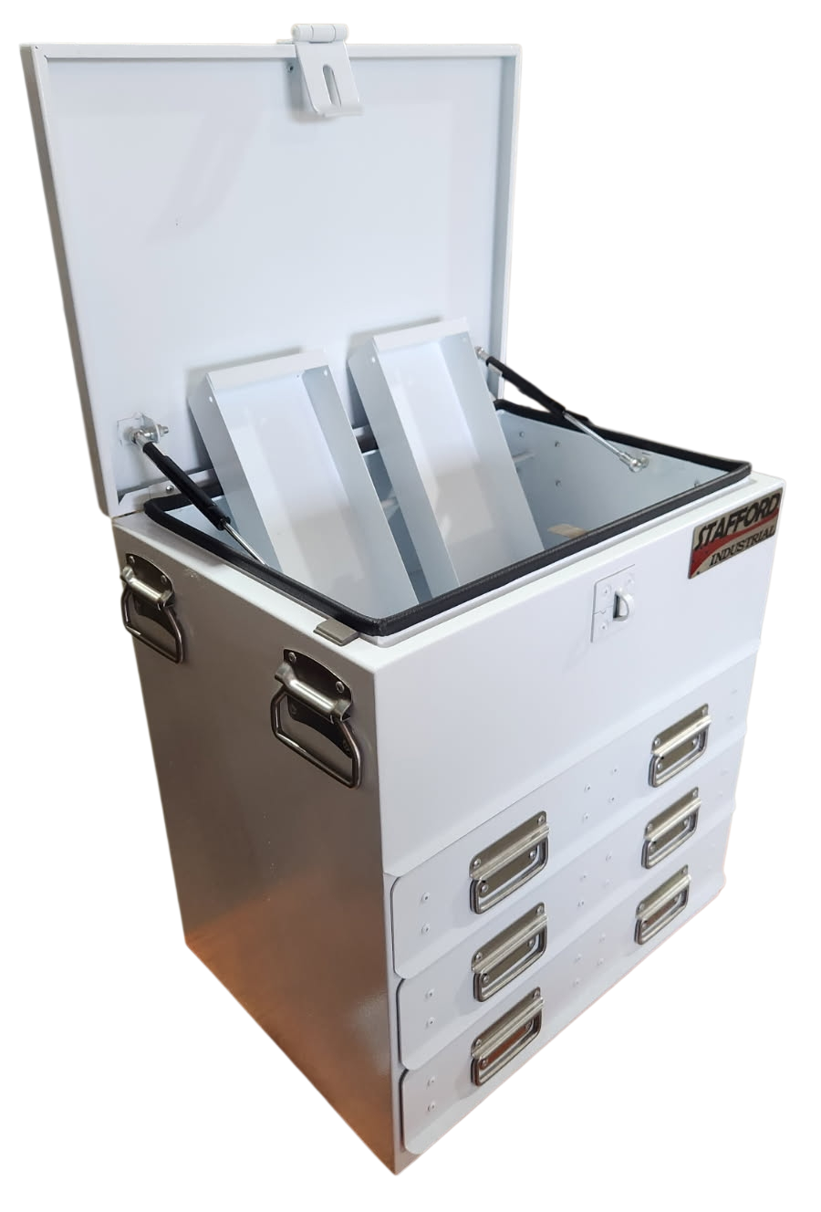 STAFFORD INDUSTRIAL TC550 SERIES 3 DR WHITE TOOL BOX