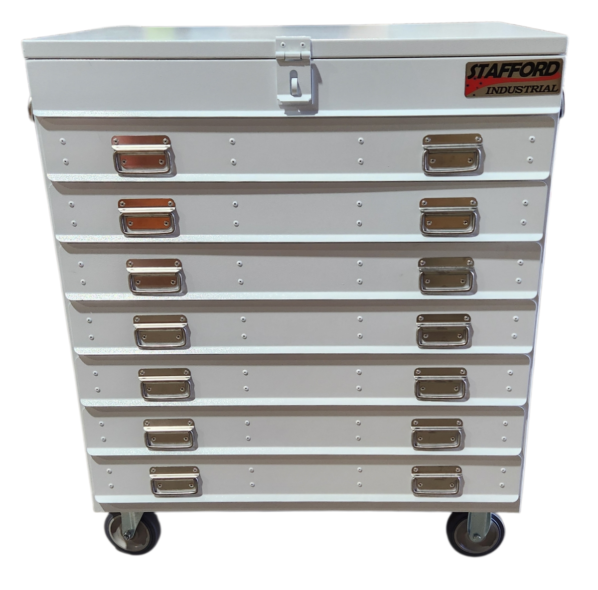 STAFFORD INDUSTRIAL WORKPRO ROLLER CABINET 300PCE TOOLKIT WHITE