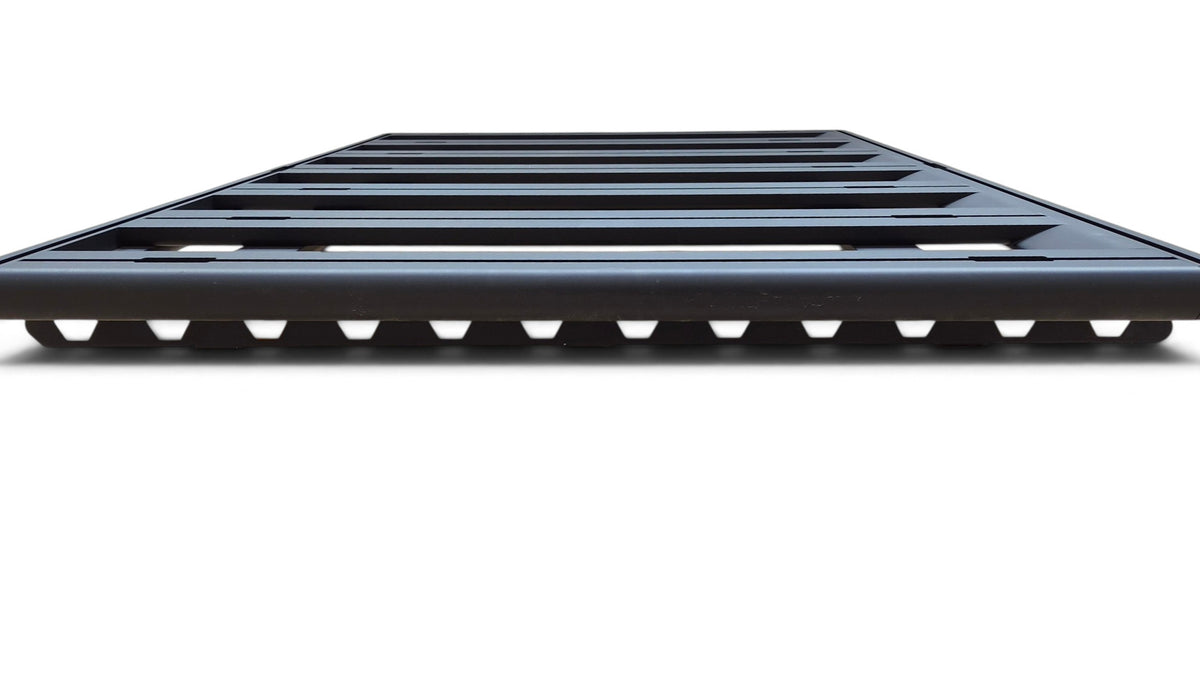 ROOF RACK BLACK POWDERCOATED PLATFORM STYLE 1180 X 1480MM INC MOUNTING BRACKETS