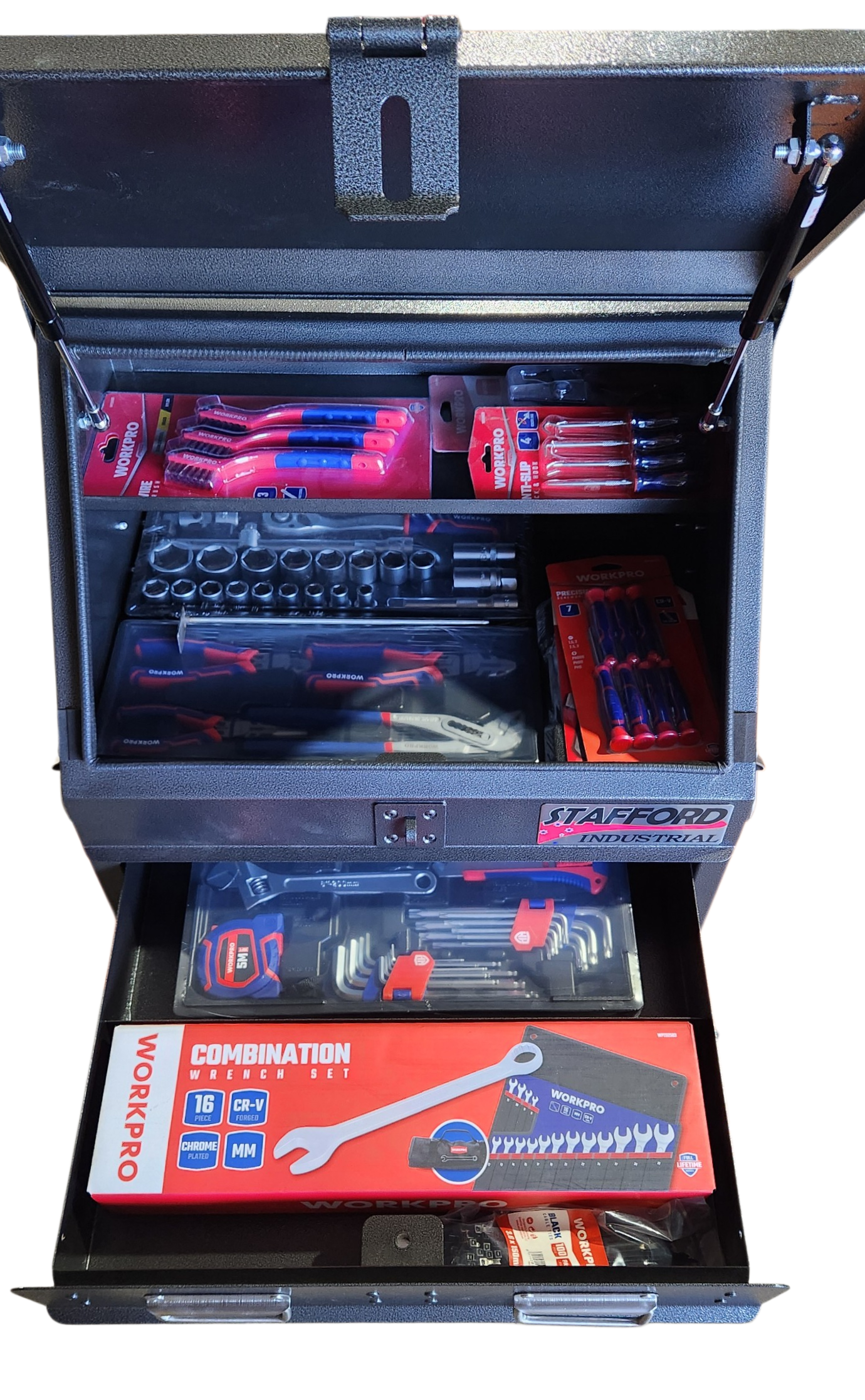 WORKPRO 290PCE TOOLKIT WITH TC550A-2GSB