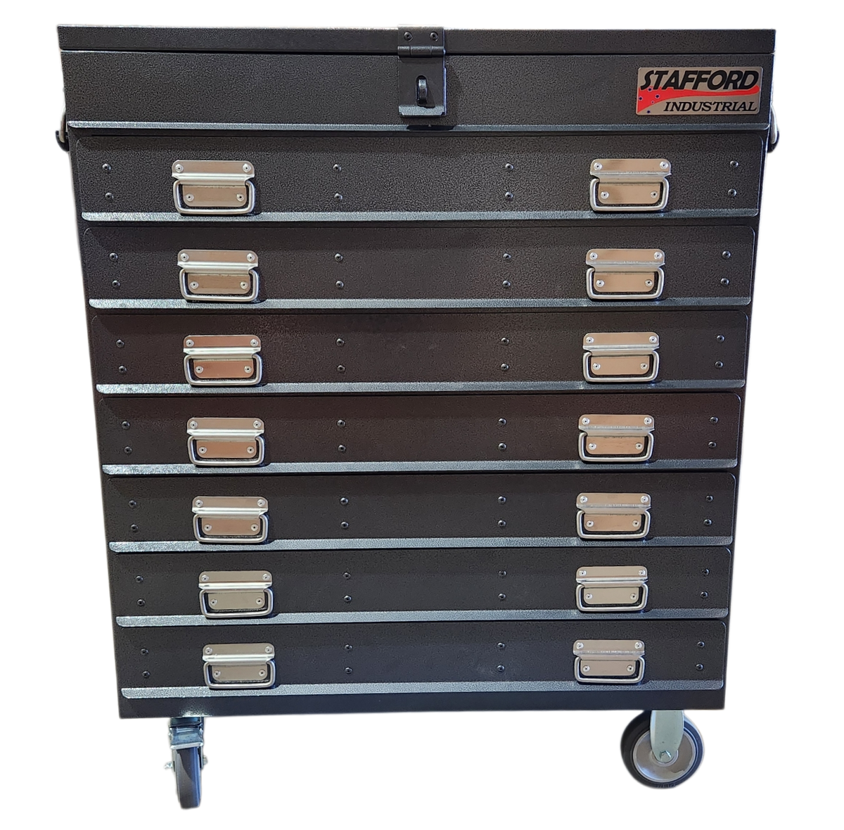 STAFFORD INDUSTRIAL WORKPRO ROLLER CABINET 300PCE TOOLKIT BLACK