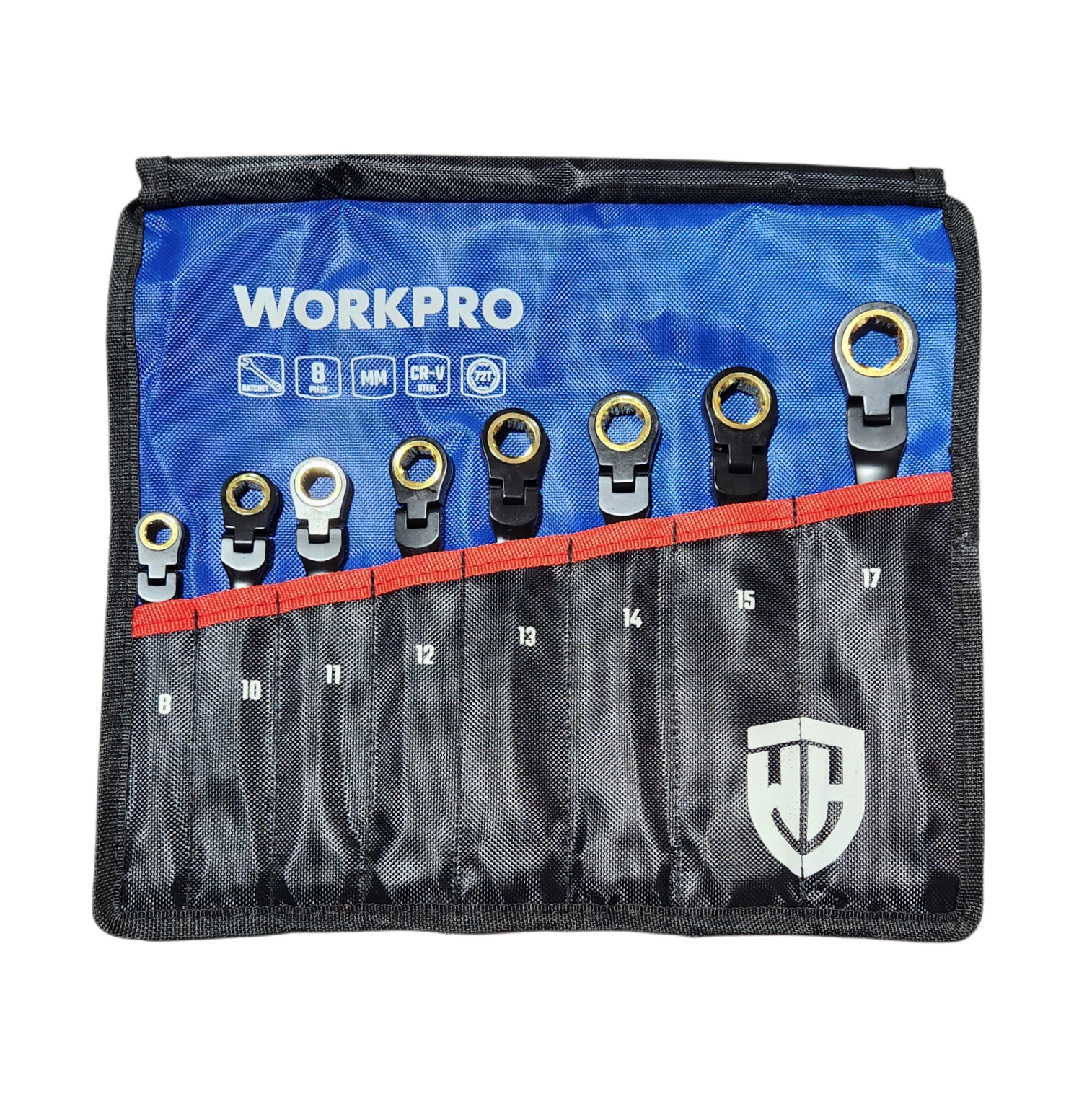 WORKPRO 8PC COMBINATION SPANNER SET