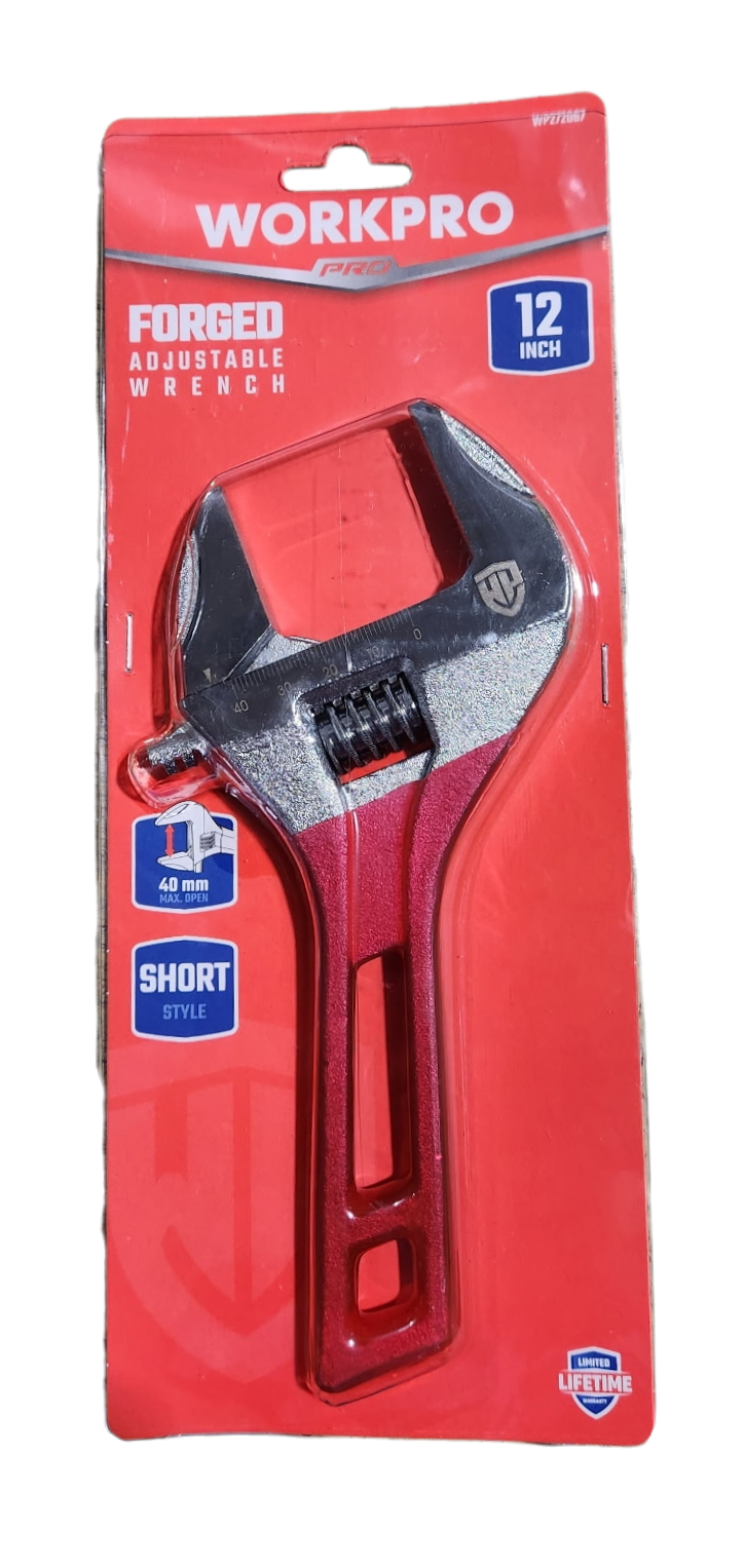 WORKPRO 200MM SHORT SERIES ADJUSTABLE WRENCH