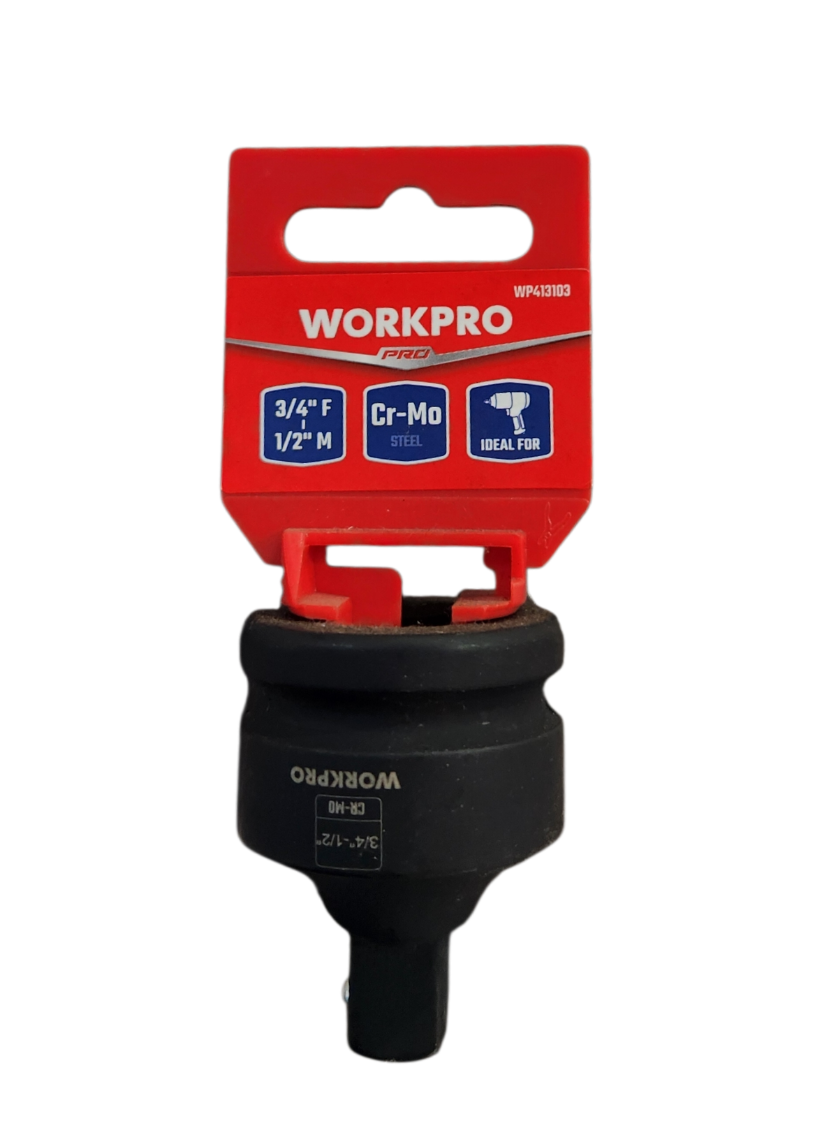 WORKPRO IMPACT ADAPTER 3/4"F - 1/2"M